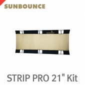 썬바운스 SUN-STRIP PRO 21" Kit /Zebra,White 리플렉터 스크린/74 x 190cm/가방 포함