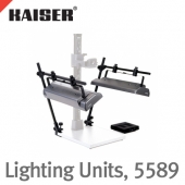 카이저 Lighting Units for R1 System, 5589 /조명 2개, 램프 Arm 2개/색온도-5400 Kelvin, 램프-55W 4개