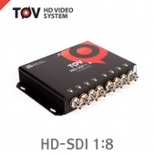 토브 D-18 / HD-SDI Distribution 1:8 /SDI 1:8 분배기