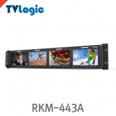 티비로직 RKM-443A /4.3인치 모니터 4개의 멀티채널 랙모니터