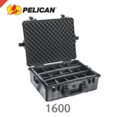 펠리칸 케이스 1600 블랙 /디바이더타입/라지케이스