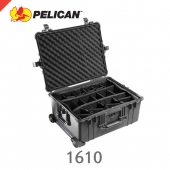 펠리칸 케이스 1610 블랙 /디바이더타입/라지케이스