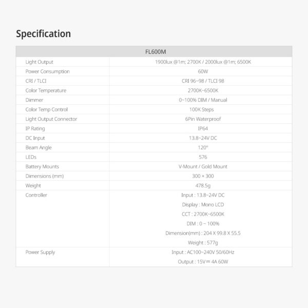 포멕스 FL600M