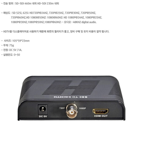 LENKENG LKV-368 /SDI to HDMI Converter/컨버터