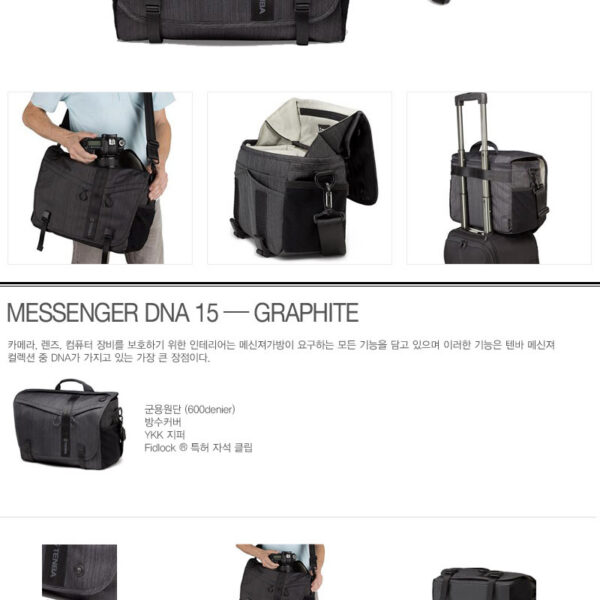 텐바 638-381 Messenger DNA 15 Graphite