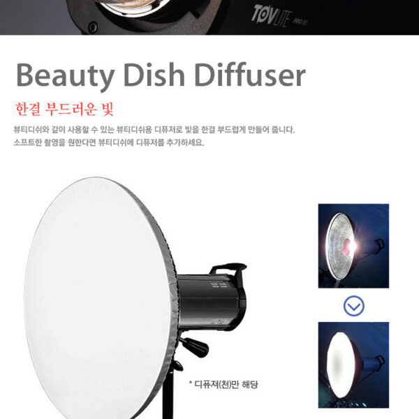 토브라이트 TOVlite Beauty Dish Diffuser /뷰티디쉬용 디퓨저
